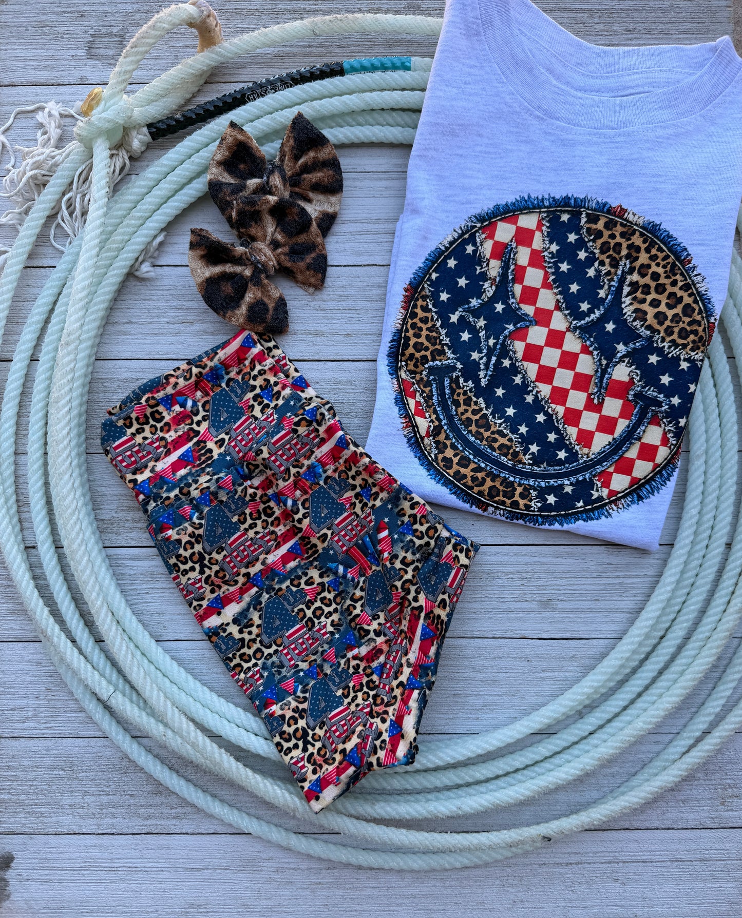 4th Of July Cheetah Outfit