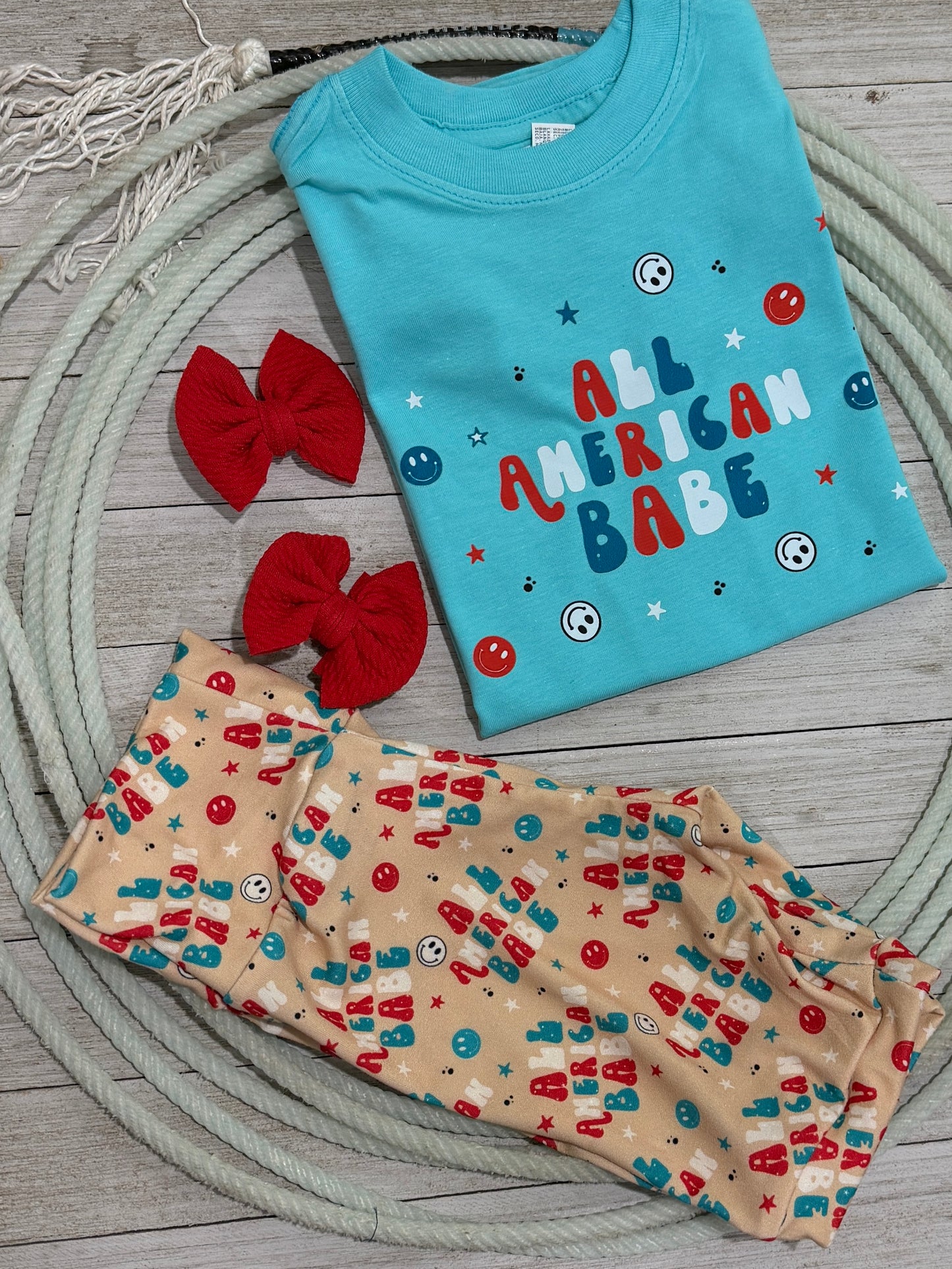 All American Babe 4 piece Outfit size 3T