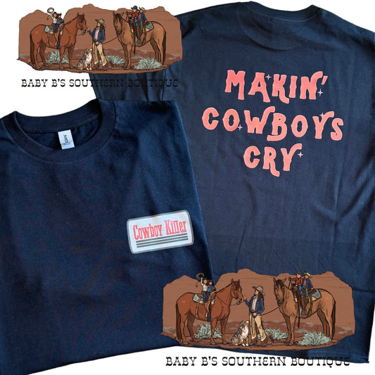 Cowboy Killer Front & Back T-Shirt