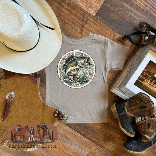 Circle Bass Fishing T-Shirt