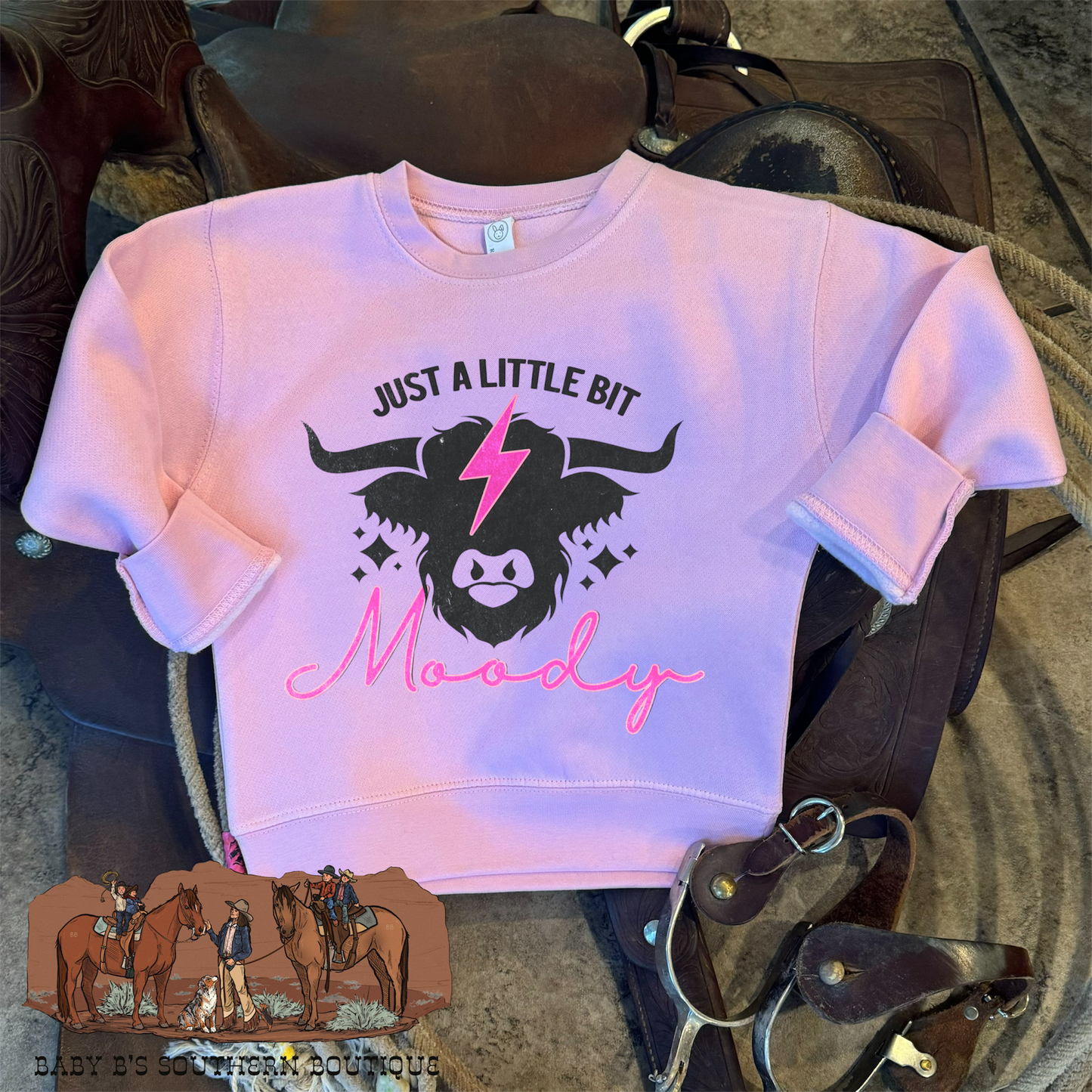 Just A Little Bit Moody Crewneck