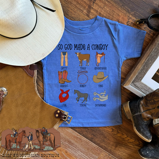 So God Made A Cowboy T-Shirt