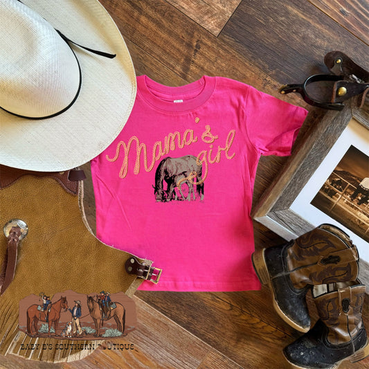 Mamas Girl Horse T-Shirt