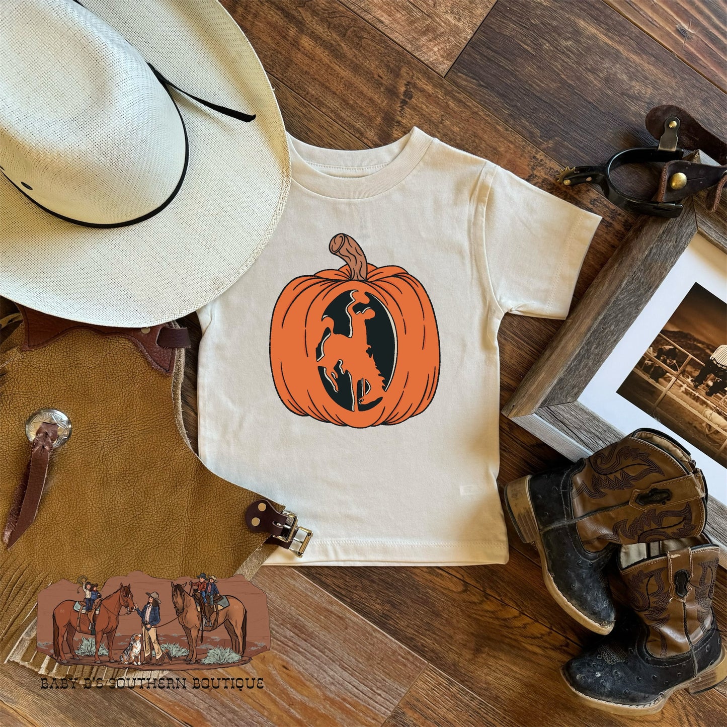 Bronc Carved Pumpkin T-Shirt