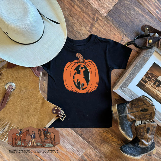 Bronc Carved Pumpkin T-Shirt