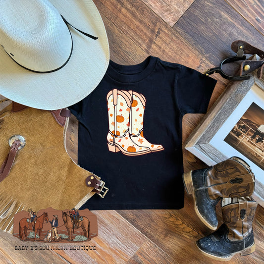 Pumpkin Boots T-Shirt