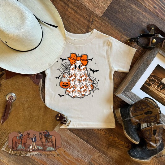Pumpkin Ghost Trick or Treater T-Shirt