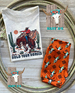 Hold Your Horses Bronc T-Shirt