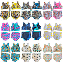 Load image into Gallery viewer, RTS 2 Piece Tie Back Tankini Swim Suits