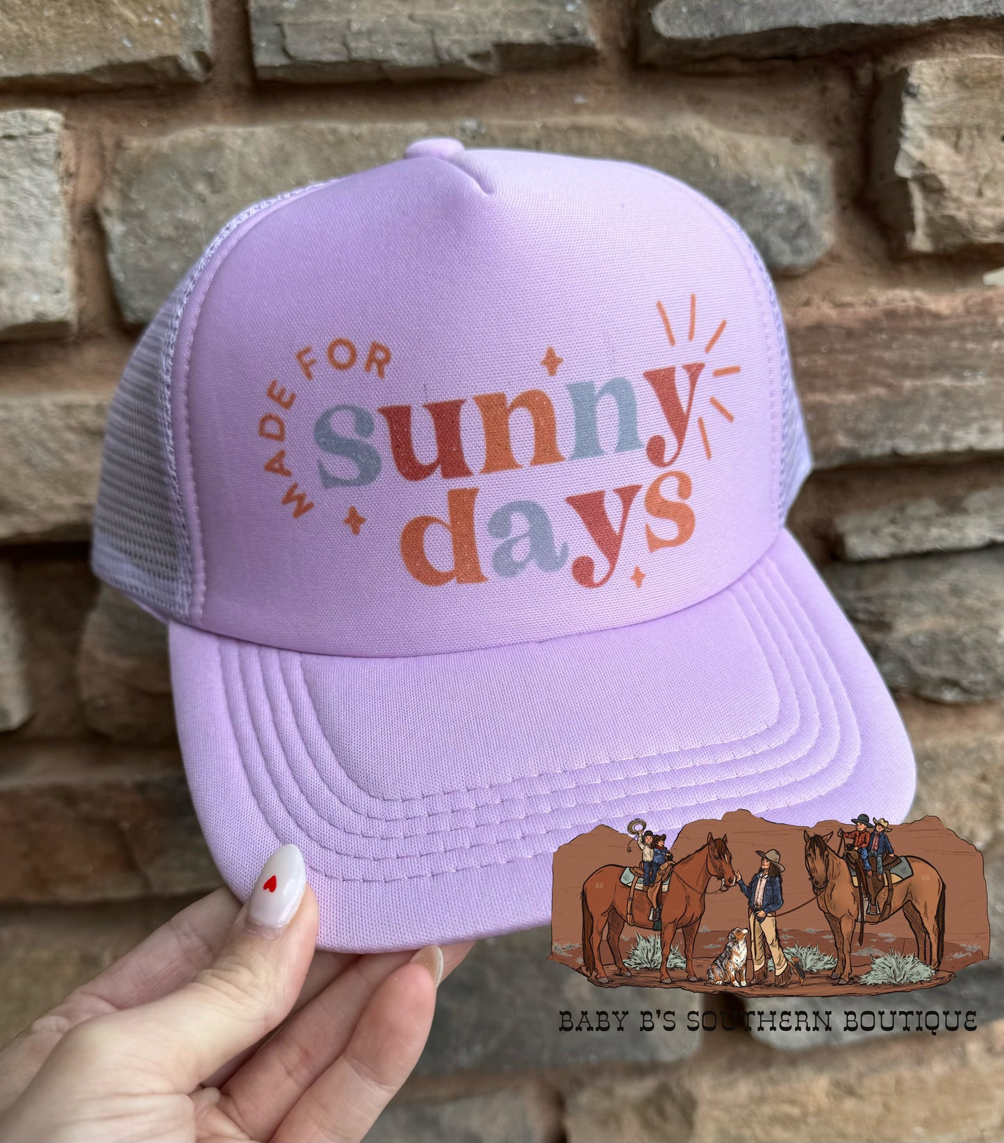 Made For Sunny Days Adult Trucker Hat