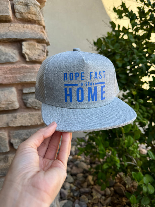 Blue Rope Fast Or Stay Home Snap Back Hat