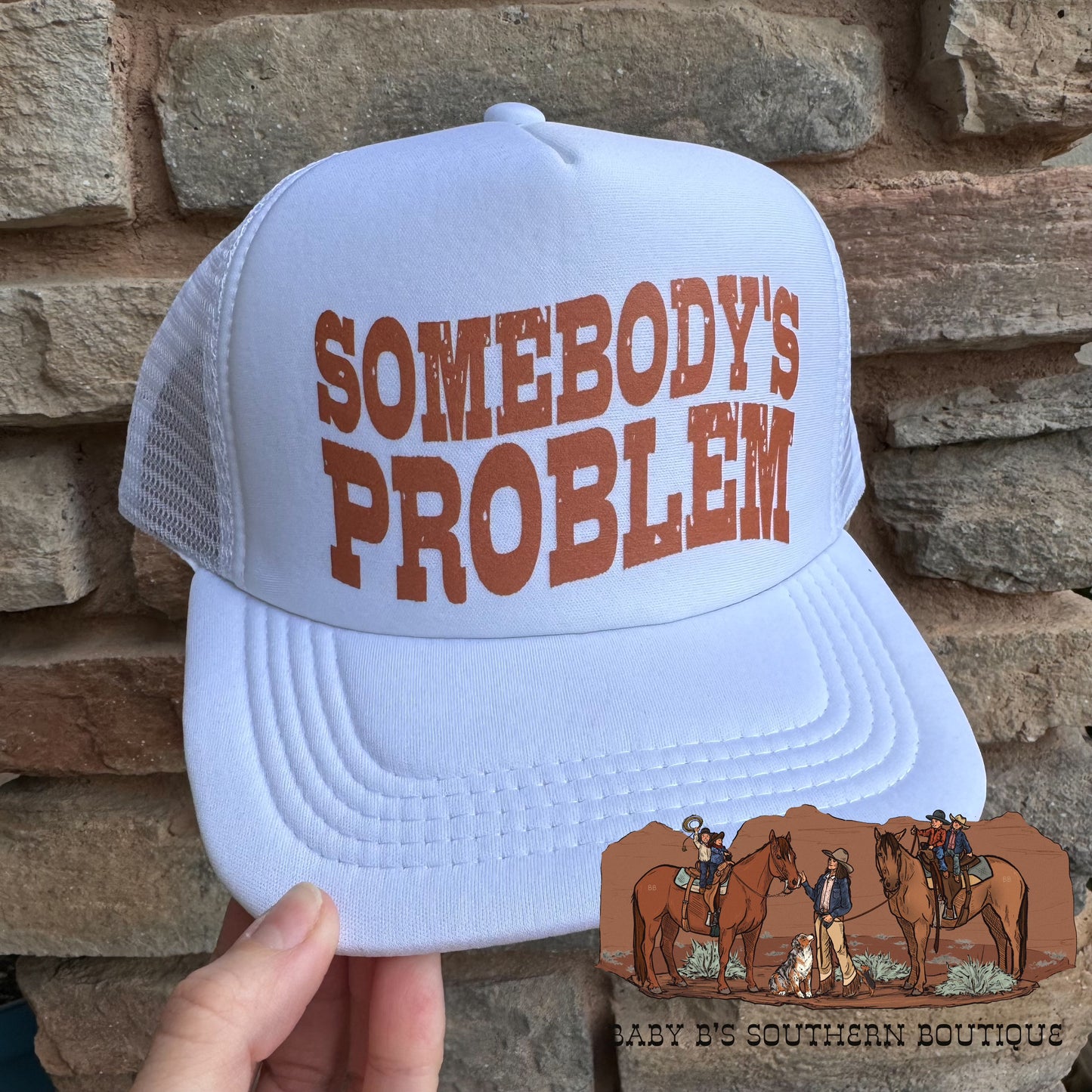 Somebody’s Problem Adult Trucker Hat