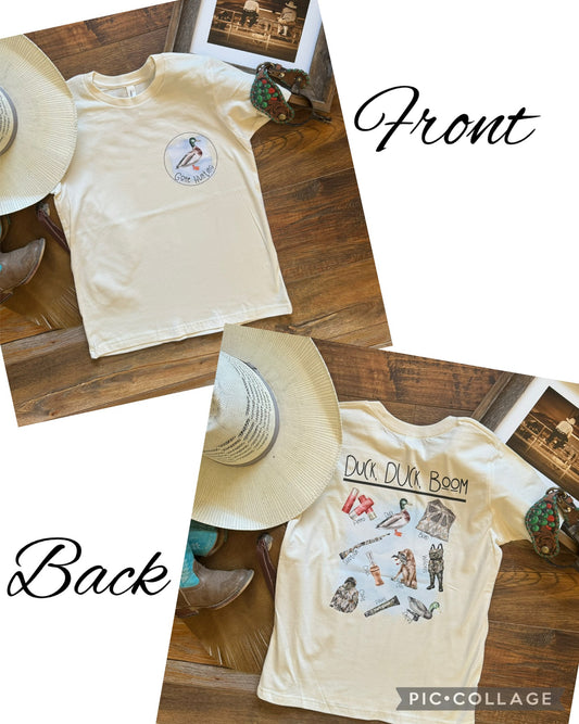 Duck Duck Boom Front & Back T-Shirt