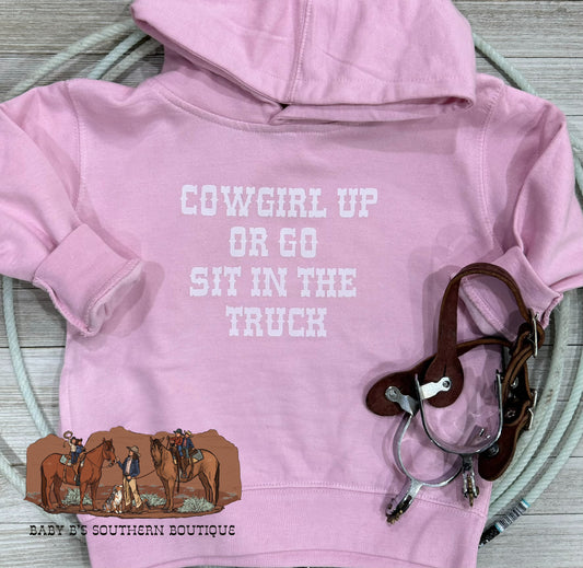 Cowgirl Up Pink Hoodie