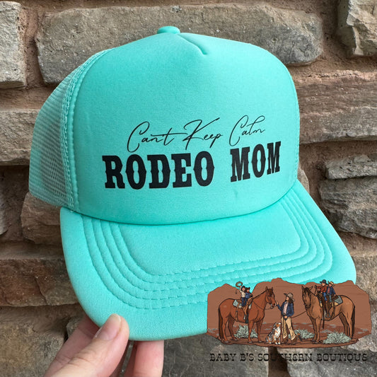 Can’t Keep Calm Rodeo Mom Adult Trucker Hat