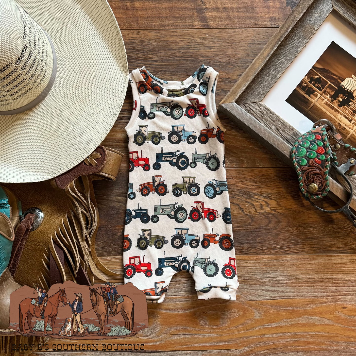 Tractor Tank Top Romper