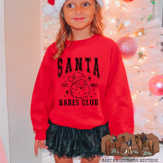 Santa Babes Club Hoodie/Crewneck