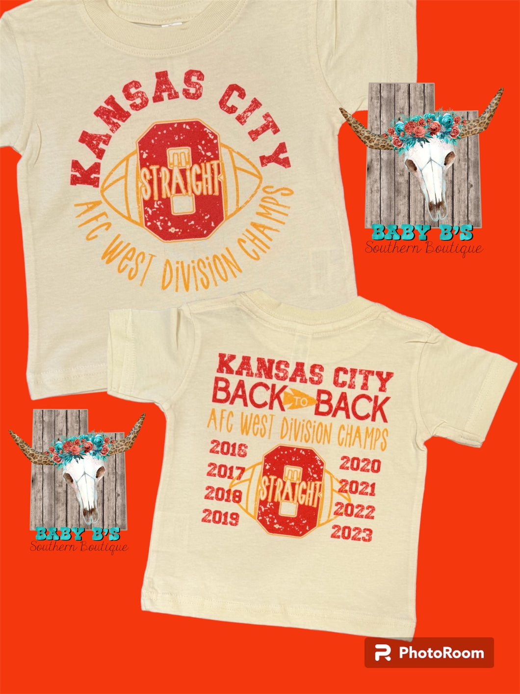 RTS Kansas City 8 Straight Front & Back T-Shirt