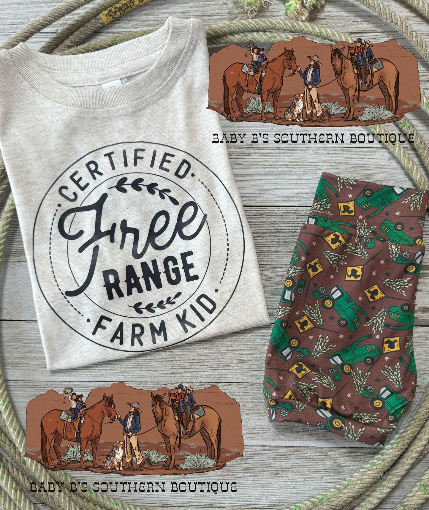 Certified Free Range Farm Kid T-Shirt