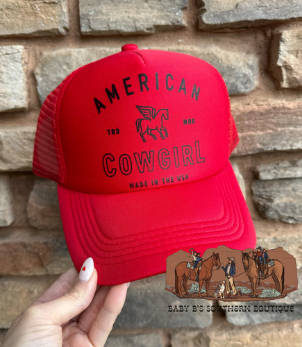 American Cowgirl Adult Trucker Hat