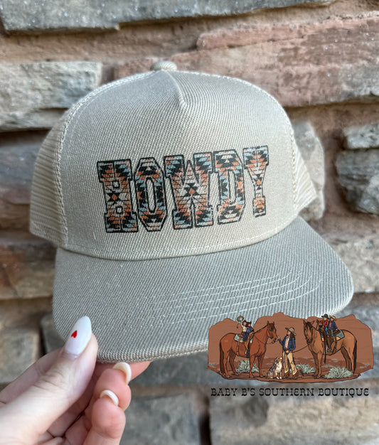 Aztec Howdy Snap Back Hat
