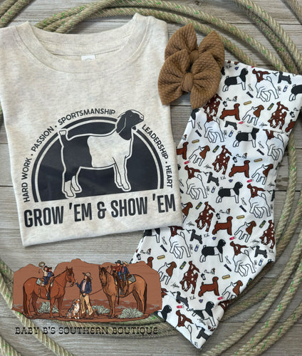 Grow ‘Em & Show ‘Em Goats T-Shirt