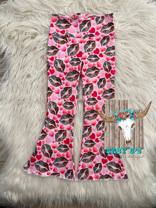 RTS Leopard Lips & Hearts Flares