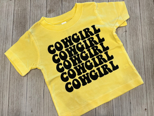 RTS Cowgirl T shirt 6-12m