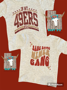 RTS Bang Bang Niner Gang Front & Back T-Shirt