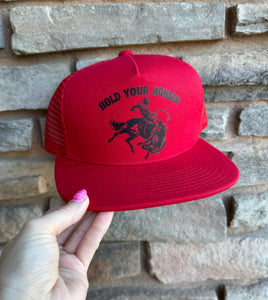 Hold Your Horses Snap Back Hat