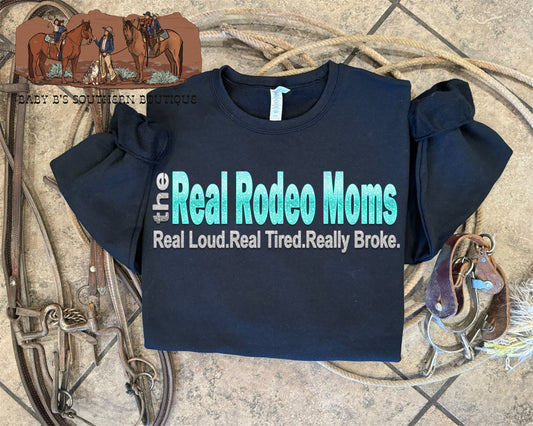 The Real Rodeo Moms Crewneck