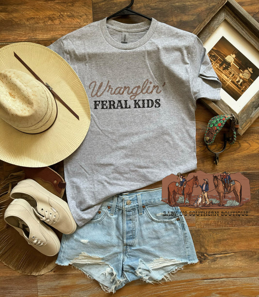 Wranglin’ Feral Kids T-Shirt