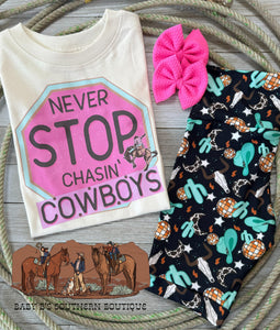 Never Stop Chasin’ Cowboys T-Shirt