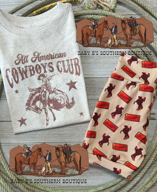 All American Cowboys Club T-Shirt