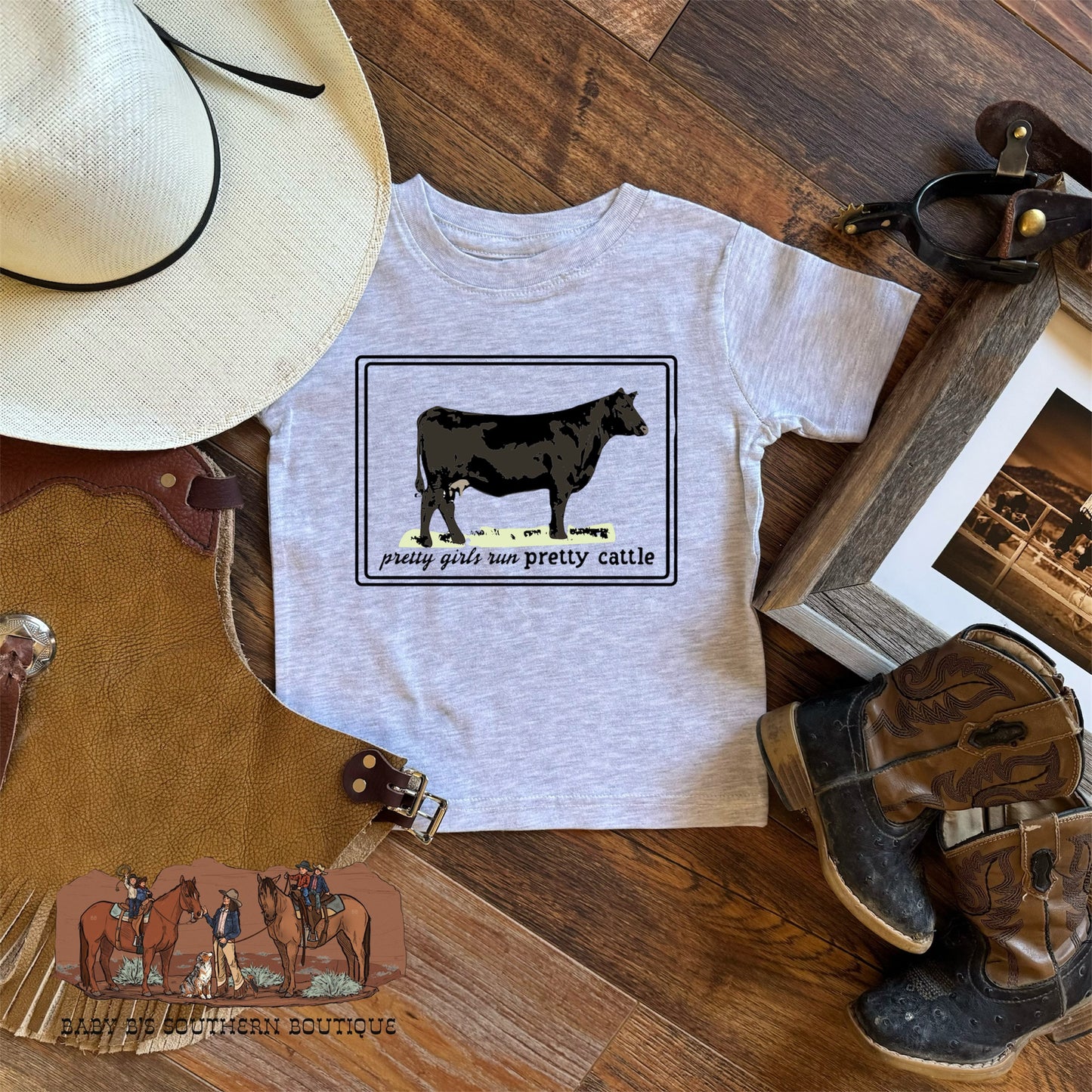 Pretty Girls Run Pretty Cattle T-Shirt