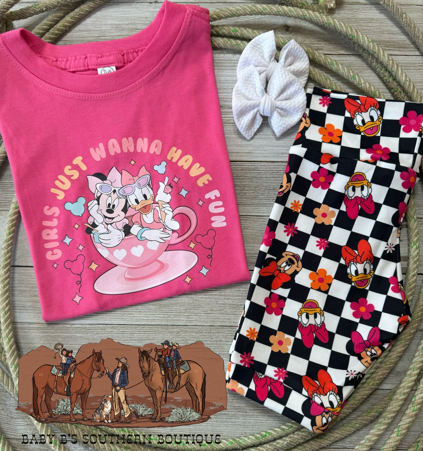 Minnie & Daisy Girls Just Wanna Have Fun T-Shirt