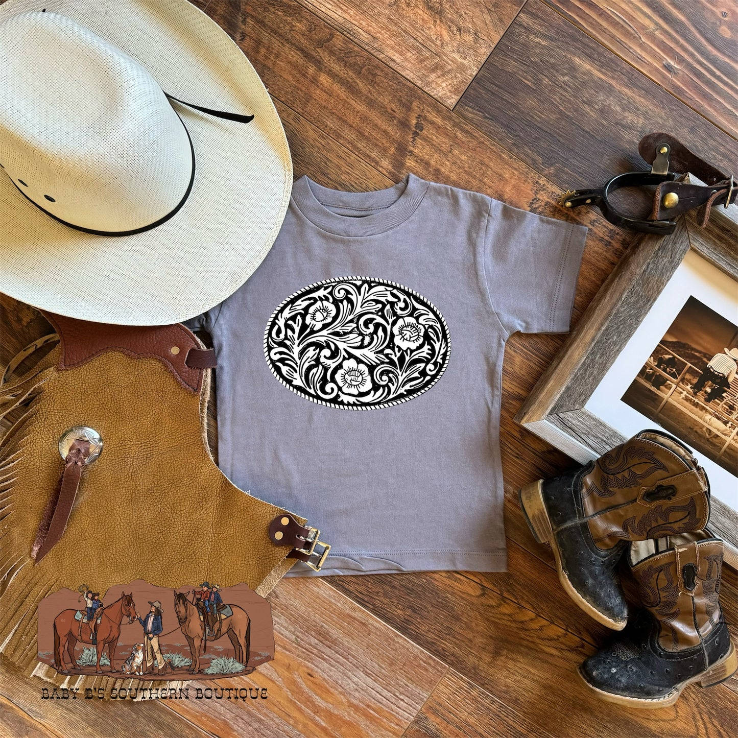 Tooled Buckle T-Shirt