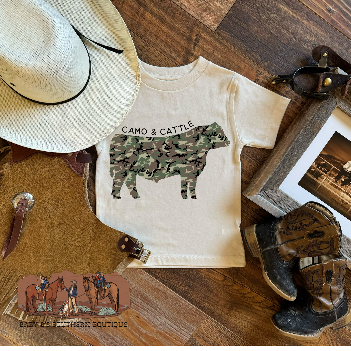 Camo & Cattle T-Shirt