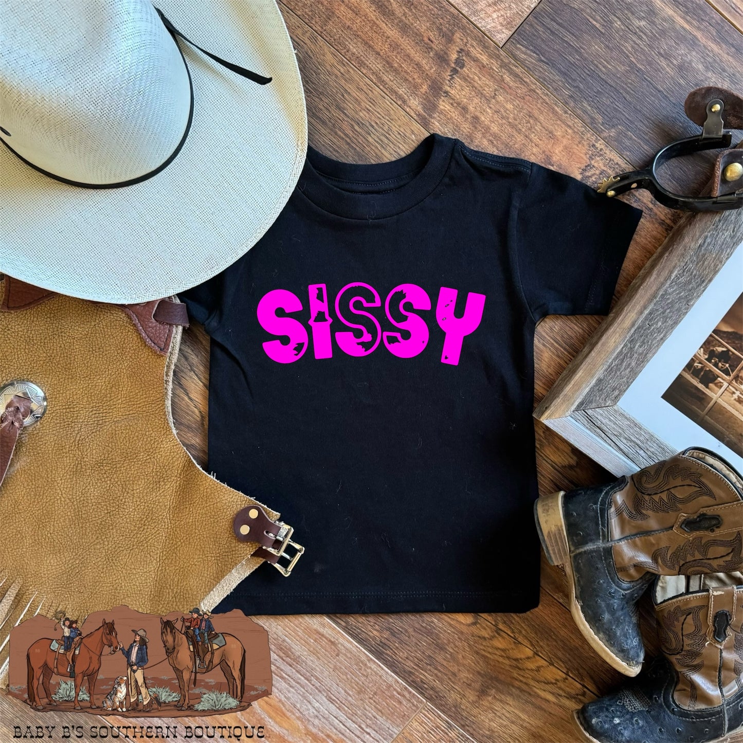 Pink Cow Print Sissy T-Shirt