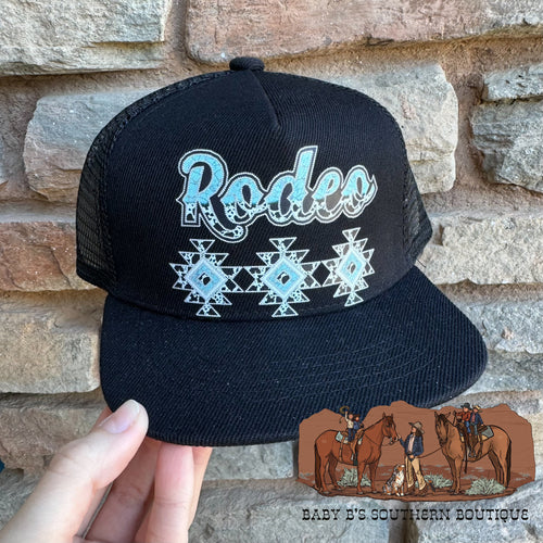 Black Rodeo Snap Back Hat