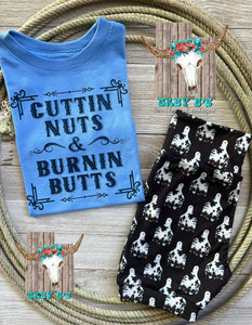 Cuttin Nuts & Burnin Butts T-Shirt