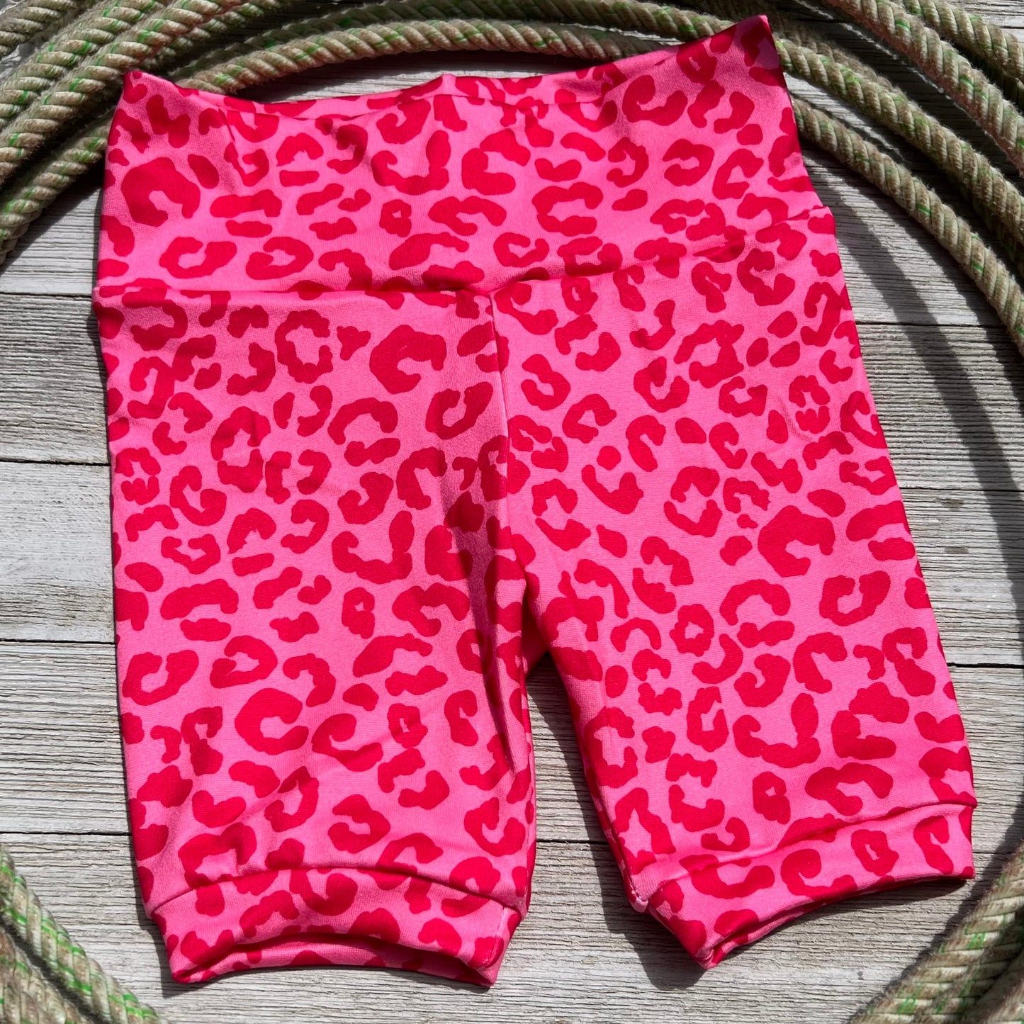 RTS Pink Leopard Biker Shorts