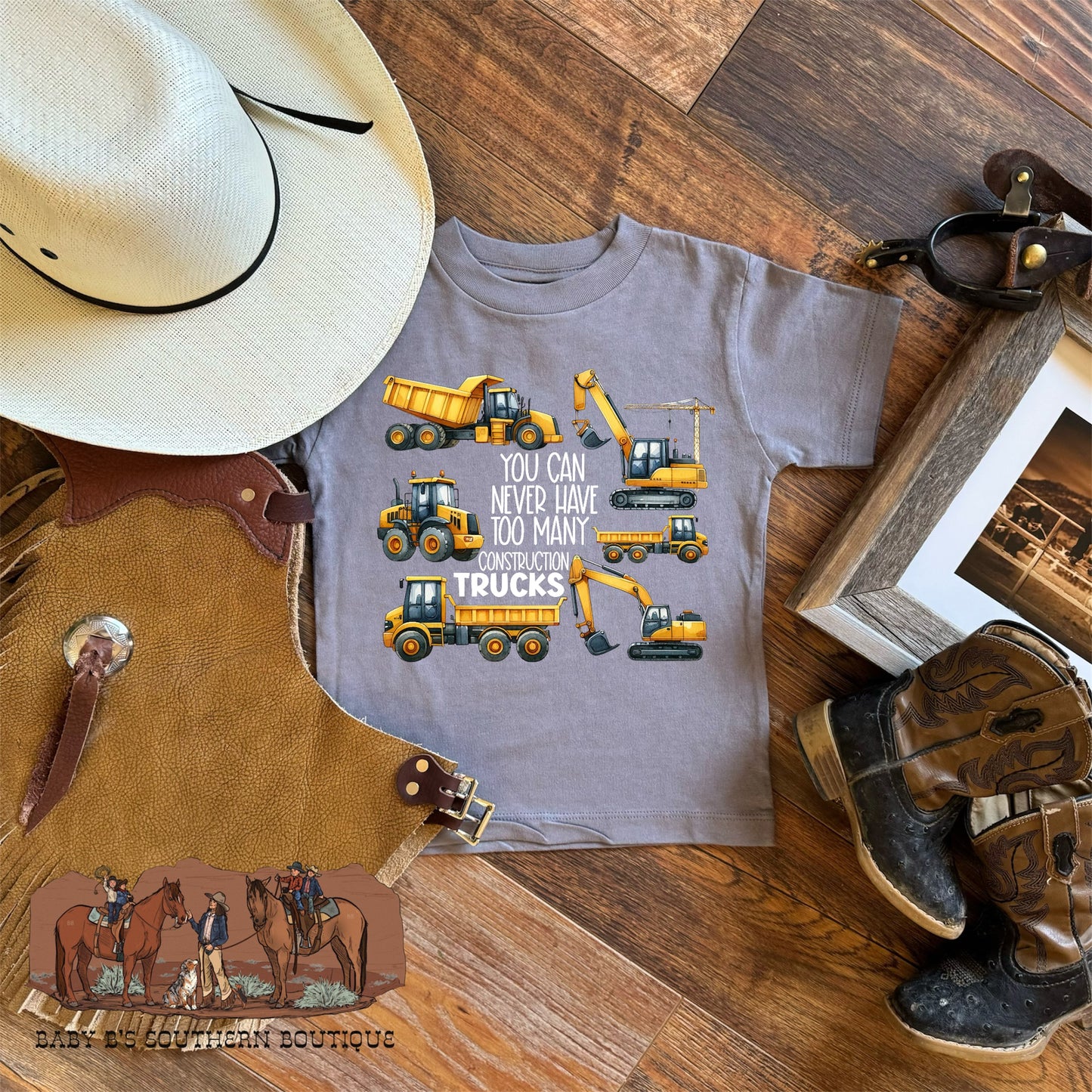 Too Many Construction Trucks T-Shirt