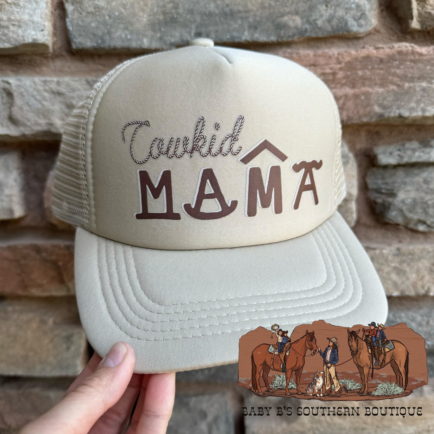 Cowkid Mama Adult Trucker Hat