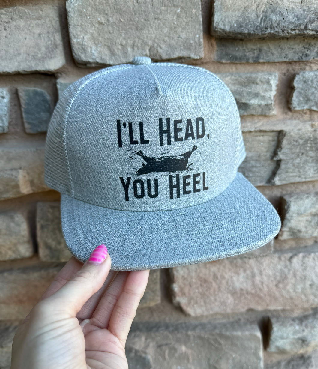 I’ll Head You Heel Snap Back Hat