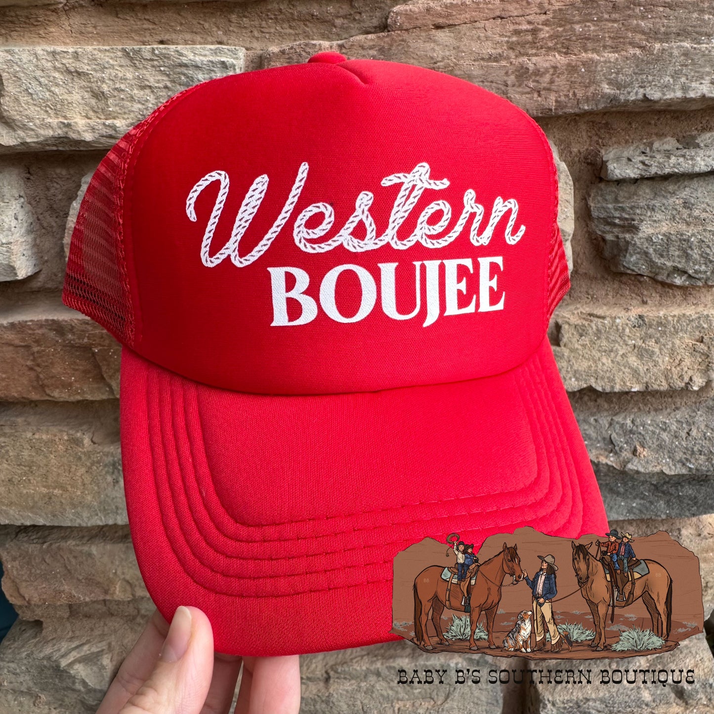 Western Boujee Adult Trucker Hat