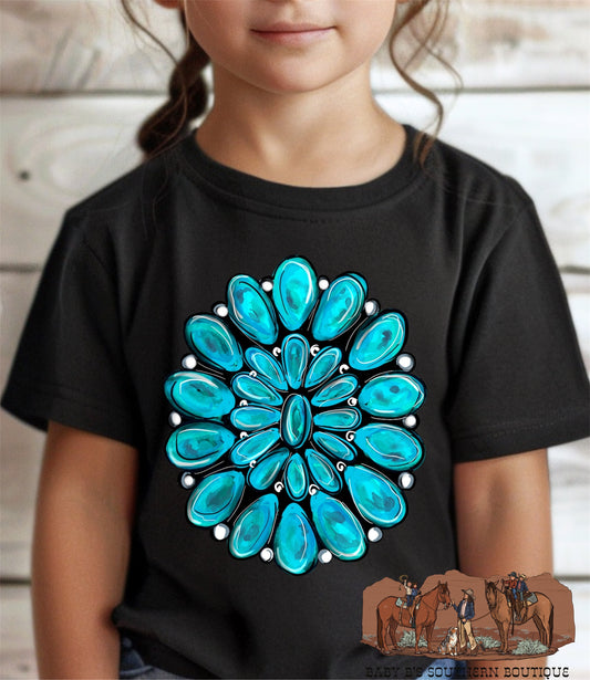 Black Squash Blossom T-Shirt