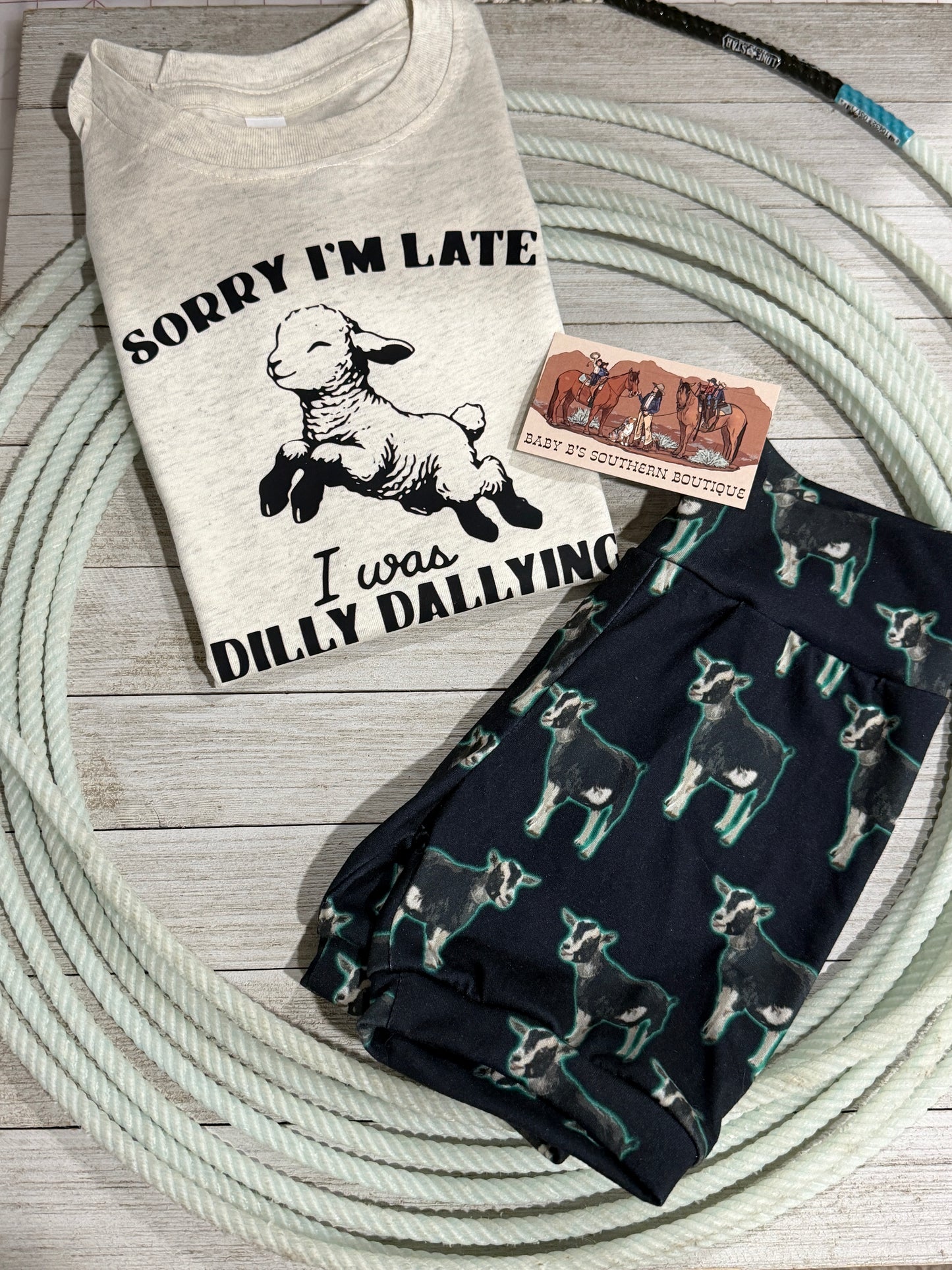 18-24 Dilly Dallying Shorts Set