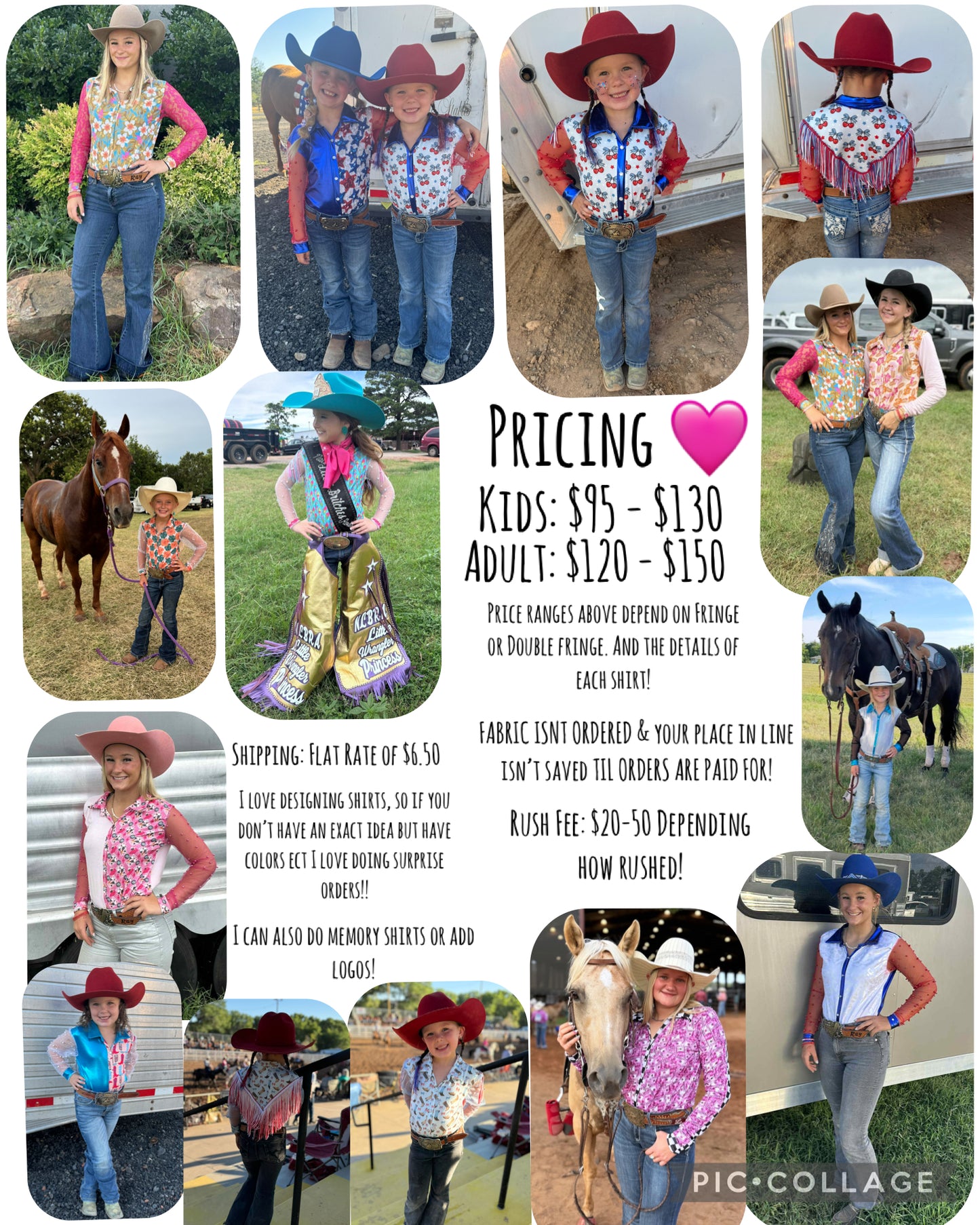 Button Up Rodeo Shirt INFO