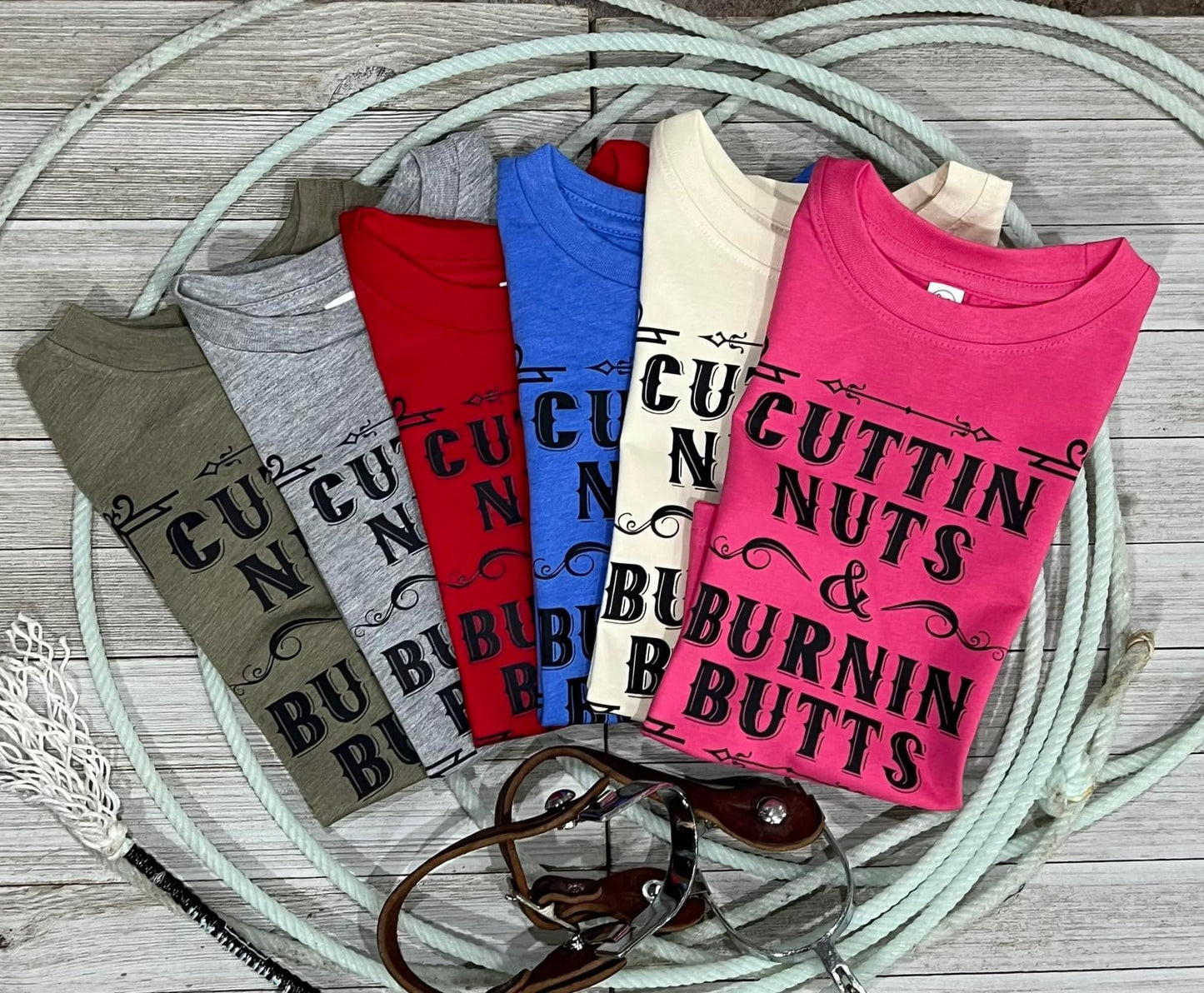 Cuttin Nuts & Burnin Butts T-Shirt